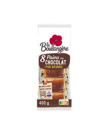 La BOULANGERE Chocolate Bread 400 g (Pack of 4)