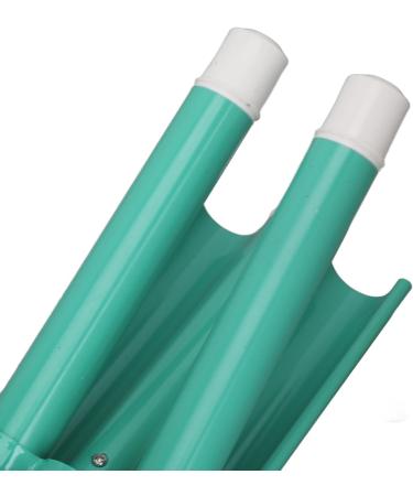 Ceramic Triple Barrel Curling Iron Wand Hair Crimper for Salon Green Adjust Temp Frizz Waves All Hair Types Convenient (US Plug) - Buy Online on GoSupps.com