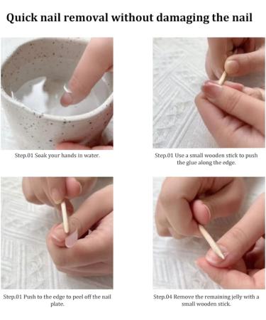 Long Press on Nails French Tip Fake Nails with 3D Butterfly Rhinestones Designs Glossy Full Cover Acrylic Nails for Women 1 Press On Nails - Buy Online on GoSupps.com