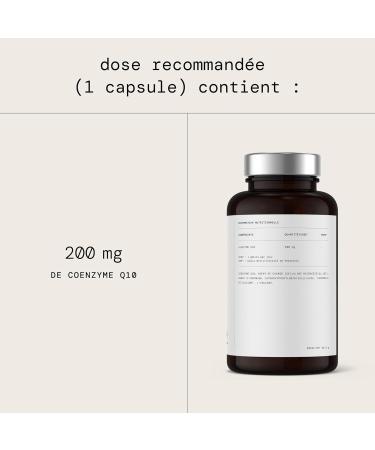 Coenzyme Q10 200mg | 120 g lules v g taliennes de CoQ10 100% pure pendant 4 mois | Premium Q10 naturellement ferment | Energie C ur et Anti- ge naturel | Haute biodisponibilit  - Buy Online on GoSupps.com