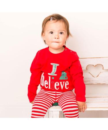 Blade & Rose Christmas Believe Top for Babies & Toddlers | Red | 0-4 Years - Buy Online on GoSupps.com