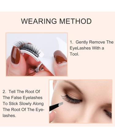 4PCs Self-Adhesive Reusable Eyelashes for Natural, Long Style - Easy Stick-On Lashes - Buy Online on GoSupps.com