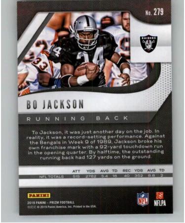 2019 Panini Prizm #279 Bo Jackson Los Angeles Raiders NFL Trading Card - Buy Online on GoSupps.com