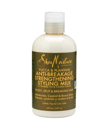Shea Moisture Yucca & Plantain Anti-Breakage Strengthening Styling Milk 8 Ounce