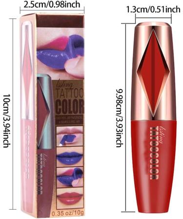  G n rique Peel-Off Lipstick Stain-Removing Peel-Off Lipstick Long-Lasting Lip Gloss Matte Finish Waterproof All-Day Stain-Resistant Highly Pigmented - Buy Online on GoSupps.com