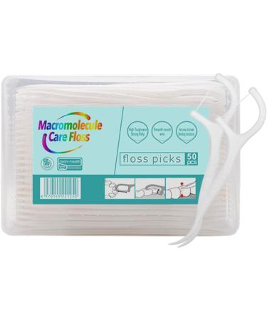 50 Dental Silk Sticks - Portable Dental Floss & Toothbrush Bar for Home & Travel | Soft on Gums - Buy Online on GoSupps.com