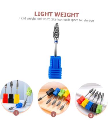 Beatifufu Nail Polisher Nail Art Sanding Bits Manicure Polishing Heads for Multipurpose Tool Brocas Para Drill Nails Nail Polish Heads Multitools Nail Drill Major Tungsten Steel Alloy 7x1.3.cm As Shown 2 - Buy Online on GoSupps.com