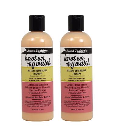 Aunt Jackies Knot On My Watch Detangling Therapy 12 Ounce (354ml) (2 Pack)