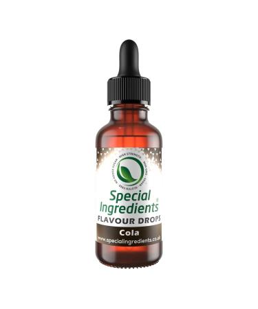 Cola Flavour Drop 30ml Highly Concentrated Versatile Food Flavouring - Vegan Non GMO Gluten Free Cola 30ml