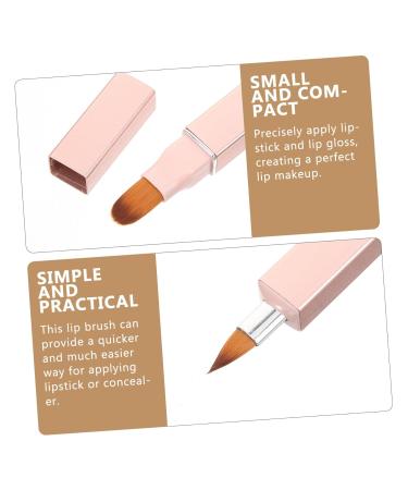 Balacoo Lip Makeup Brush - Retractable Lipstick Applicator Wands for Women | Double Head Concealer Brush | Pink Artificial Fiber - Buy Online on GoSupps.com