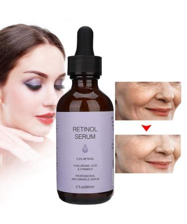 60ml Retinol Facial Serum - Anti-Aging Pore Tightening Wrinkle Removal for Dry & Ripe Skin - International Shipping Available - Buy Online on GoSupps.com
