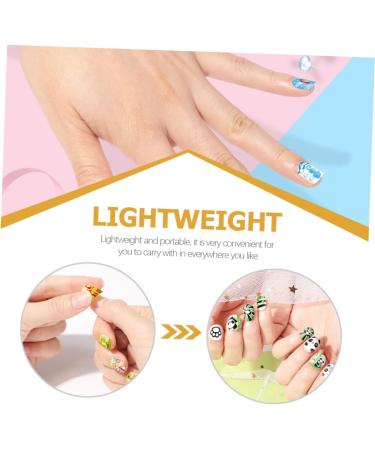 FRCOLOR 3 Sets Children's Nail Art Toys Kid Nail Polish Nail Polish for Toddlers Kids Nail Kit Kids Toys Nail Decor Kids Fake Nails Toddler Toys Birthday Present Paper 3d Girl - Buy Online on GoSupps.com