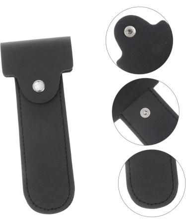 Frcolor PU Leather Razor Protective Cover & Travel Case | Double-Edged Shaving Bag for Safe Hair Removal - Buy Online on GoSupps.com