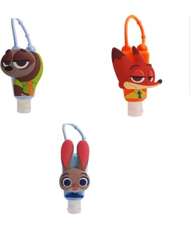 3x Silicone Hand Disinfectant Holders for Kids - 30ml Travel Case Portable & Leak-Proof | No Liquid Needed - Buy Online on GoSupps.com