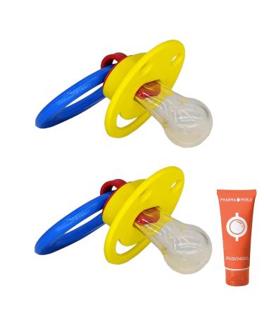 Buy Satellite Dummy Cherry Shape Silicone - Colorful Universal 2 Pack + Free PharmaPerle Gift | International Shipping Available - Buy Online on GoSupps.com