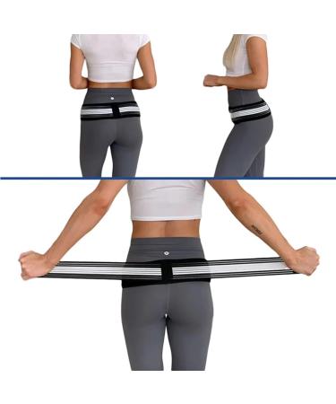 2PC Sacroiliac SI Joint Belt | Adjustable Hip Braces for Pain Relief | Lower Back Support for Men & Women | Compression Band for Stabilization (Size 21-40 - Buy Online on GoSupps.com