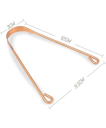 Buy Myga Antimicrobial Ayurvedic Tongue Scraper - Copper Tongue Cleaner for Bad Breath & Oral Health - Buy Online on GoSupps.com