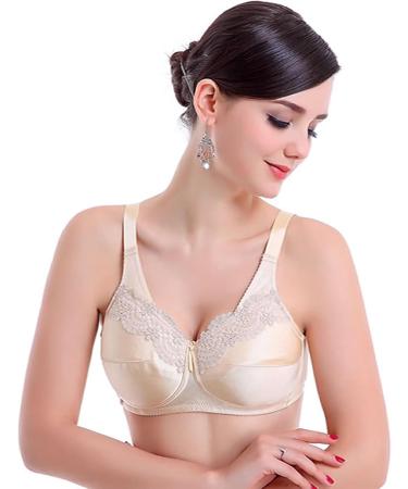 Shop Women's Mastectomy Bras - Full Coverage Wireless Bralette | Comfort & Style in Beige - Buy Online on GoSupps.com