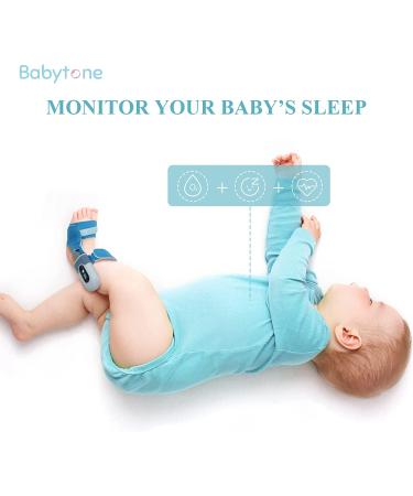 Baby Sleep Monitor S2 | Tracks Heart Rate, Movement, & Oxygen Levels | Bluetooth & Free APP | Real-time Base Station | Wearable Foot Monitor for Babies 0-3 Years - Buy Online on GoSupps.com