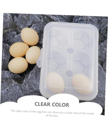 Yardenfun Box Pressure-proof Egg Carton Refrigerator Eggs Camping Fridge Egg Bins Egg Tray Desktop Accessories - Buy Online on GoSupps.com