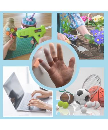14 Pcs Beige Silicone Finger Protectors for Trigger Finger, Arthritis, Blisters & Pain Relief - Buy Online on GoSupps.com