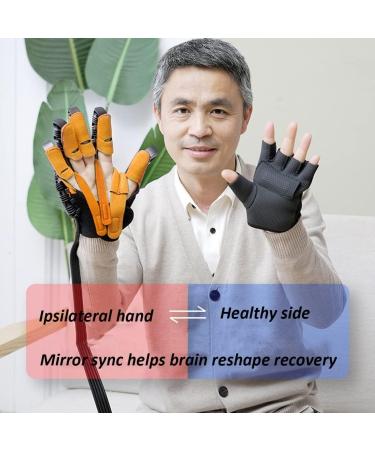 Rehabilitation Robot Gloves Smart Hemiplegia Five-Finger Trainer Portable Charging Stroke Hand Splint Minimize Spasticity (Left Hand X) - Buy Online on GoSupps.com