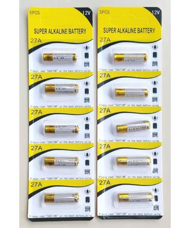Buy 5Pcs 27A 12V Super Alkaline Batteries - L828 LR27 A27 V27GA GP27A MN27 | Fast International Shipping - Buy Online on GoSupps.com