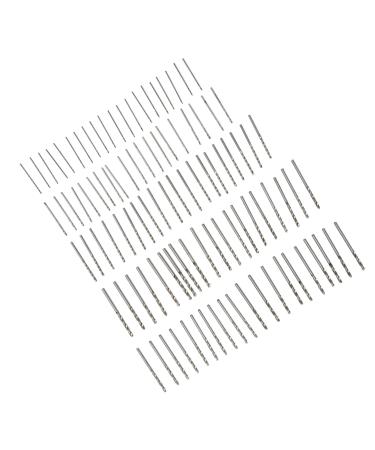 100PCs drill set durable round handle fast work steel impact drill long drill for wood plastic soft metal 5mm thick steel