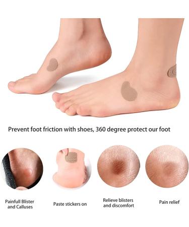 Durable Moleskin Adhesive Pads for Feet & Heel Prevention - 66 Pcs, 11 Shapes - Buy Online on GoSupps.com