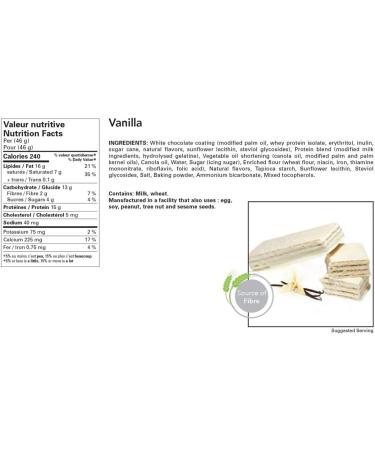 ProtiDiet - Vanilla Protein Wafer Bar - Buy Online on GoSupps.com