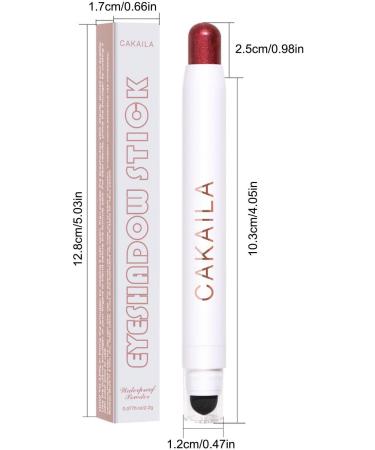 Eye Shadow Sticks Smudge-Proof Double-end Pencil Eyeshadow Stick | Highlighter Stick Makeup Crayon Automatic Rotating for Silky Look - Buy Online on GoSupps.com