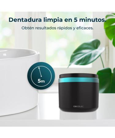  Cecotec Cecotec ToothCare EasyClean Ultrasonic Cleaner with ultrasonic vibrations UV lights 200 ml reservoir results - Buy Online on GoSupps.com