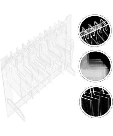 Mikinona 1 Set Nail Display Board Nail Organizer Durable Nail Tips Holder Nail Tips Display Holder Nail Charm Storage Nail Art Display Board Hangers Acrylic Storage Rack Modeling - Buy Online on GoSupps.com