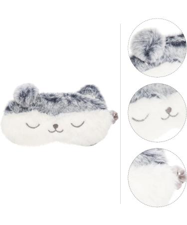 Masque de Sommeil Peluche Animal Mignon Masque Yeux Doux et Occultant avec Bande lastique Confortable pour Voyage Sieste et Nuit - Buy Online on GoSupps.com