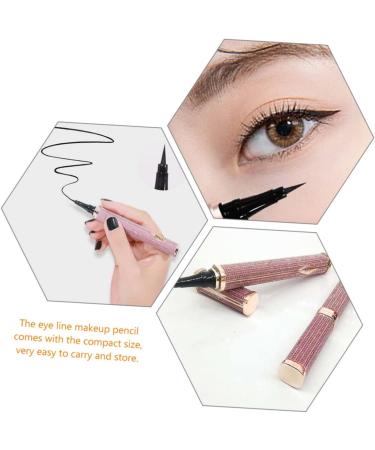 LALAFINA 5pcs Eyeliner Liquid Liner Lash Glue Pen Black Eye Liner Pencils Eye Makeup Miss Dense Make up Kit - Buy Online on GoSupps.com