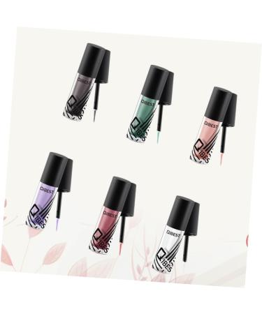 NOLITOY 6pcs Liquid Eyeliner Shimmer Eyeshadow Liquid Eyeliner Glitter Eye Shadow Flash Liquid Eyeshadow - Buy Online on GoSupps.com