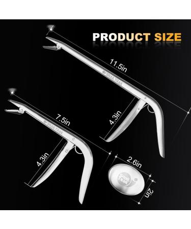 SNAIL TRAIL Fish Hook Remover & Odor Absorber Tool - 11.5-Inch Fishing Lure Extractor, Hook Grabber, Bait Retriever - Trout Unhook Pliers, Catfish Mouth Release - Odor Removal for Fillet Knife - Perfect Gifts for Men - Buy Online on GoSupps.com