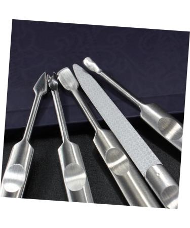 DOITOOL Manicure Tools Professional Nail Art Tools Nail Polish Removal Fork Pusher Dead Skin Nail Tools Dead Skin Fork Cuticle Trimmer To Disassemble Gel Clippers Remover medium As Shown - Buy Online on GoSupps.com