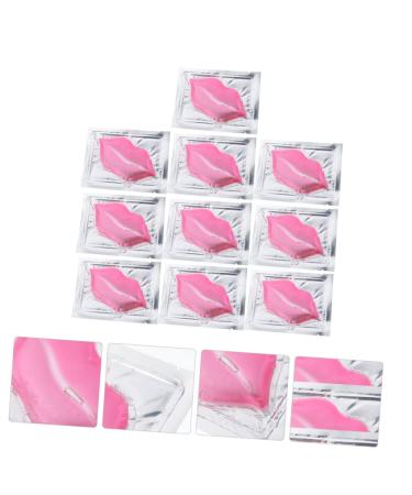 Ipetboom 20pcs Lip Mask Overnight Babe Lip Gentle Lip Care Dry Lip Supplies Lip Sleeping Mask for Women Lip Caring Masks Lip Peel Mask Convenient Lip Films Lips Mask Collagen Material Pink - Buy Online on GoSupps.com