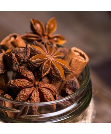 Kuchnia Zdrowia - Star anise - Natural - Aromatic - High quality - No additives - Leak proof packaging with zip - Doypack: (200 grams) - Buy Online on GoSupps.com