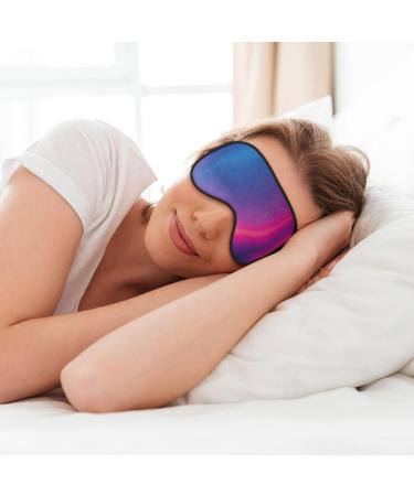 Buy SSIMOO Abstract Geometric Soft Sleep Eye Mask | Female Breathable Eye Patch for Travel & Relaxation - Black - Buy Online on GoSupps.com