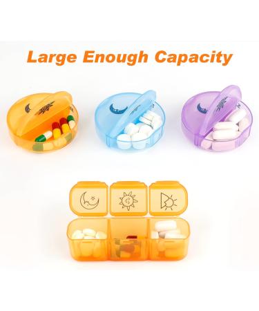 IEKEODI Weekly Pill Box - 2 Times a Day 7-Pack Travel Organizer for Medicine Vitamins Supplements - Buy Online on GoSupps.com