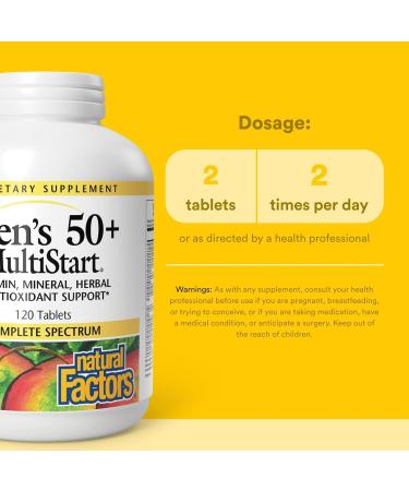 Natural Factors dr. Murray multistart Men's 120 tabs (Multi-Pack) 120 Count (Pack of 1) - Buy Online on GoSupps.com