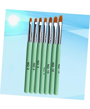 Beaupretty 1 Set manicure tools nail tools nail art decoration Nail Art Pen pinceles para u as acrilicas Nail Manicure Accessories Nail Decoration gel Nail Pen decorate Wooden pole 13.8x1cm Green - Buy Online on GoSupps.com