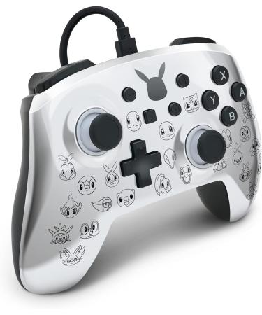 PowerA Enhanced Wired Controller - Pikachu Black & Silver for Nintendo Switch - Buy Online on GoSupps.com