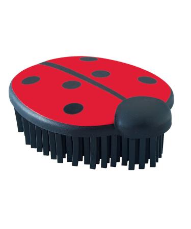 HUNTER Ladybug brush flexible rubber bristles for removing animal hair 10 cm - Buy Online on GoSupps.com