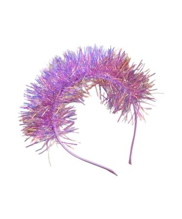xbiez Cute Head Hoop Girls Unique Gift for Children Birthday Dress-Up Photo Props Festive Headband Perfect for Masquerade Purple