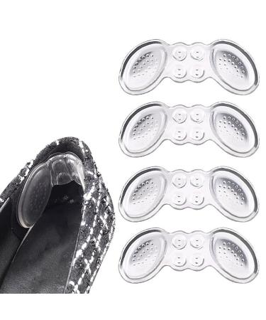 Soft Reusable Scratch-Proof Protective Flexible 2 Pairs Adhesive Cushion Pads Heel Grip Foot Care Shoe Soft Flexible