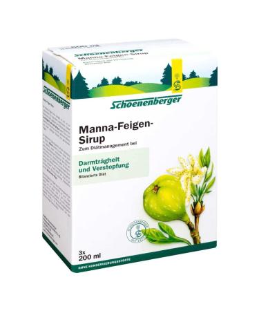 Schoenenberger Manna-Fig Syrup for Constipation and Intestinal Insufficiency 600 ml Solution - Buy Online on GoSupps.com