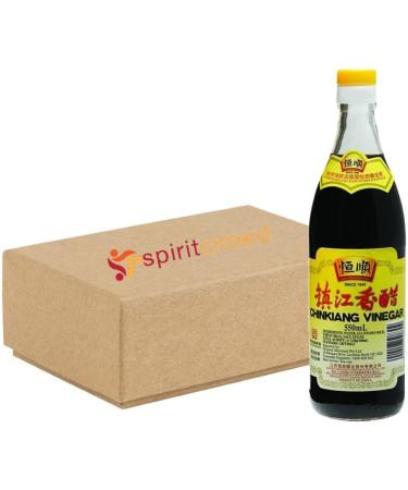 SPIRITCROWD Heng Shun Chinkiang Rice Vinegar 550ml: Ideal for Dumplings - Buy Online on GoSupps.com